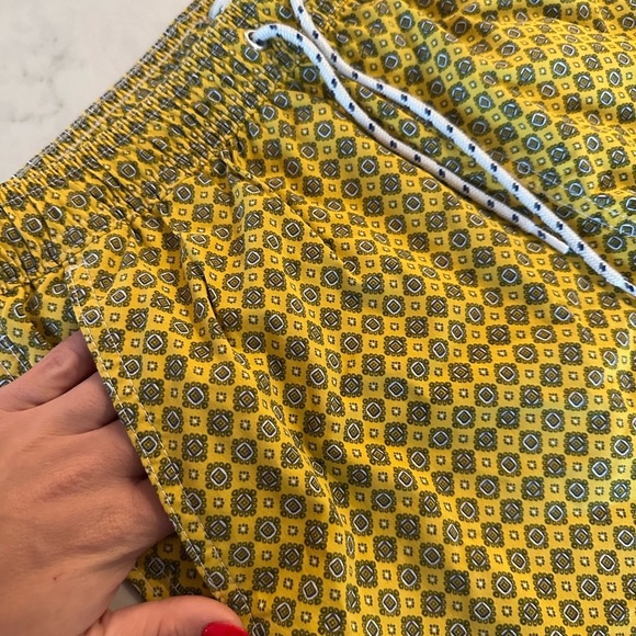 J. Crew Yellow Swim Trunks 6” - Picture 3 of 6
